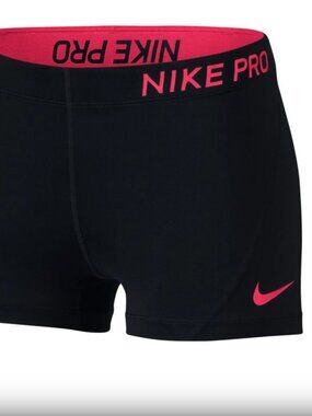Women's Nike Pro Short - Black and Pick - Large - NWT!